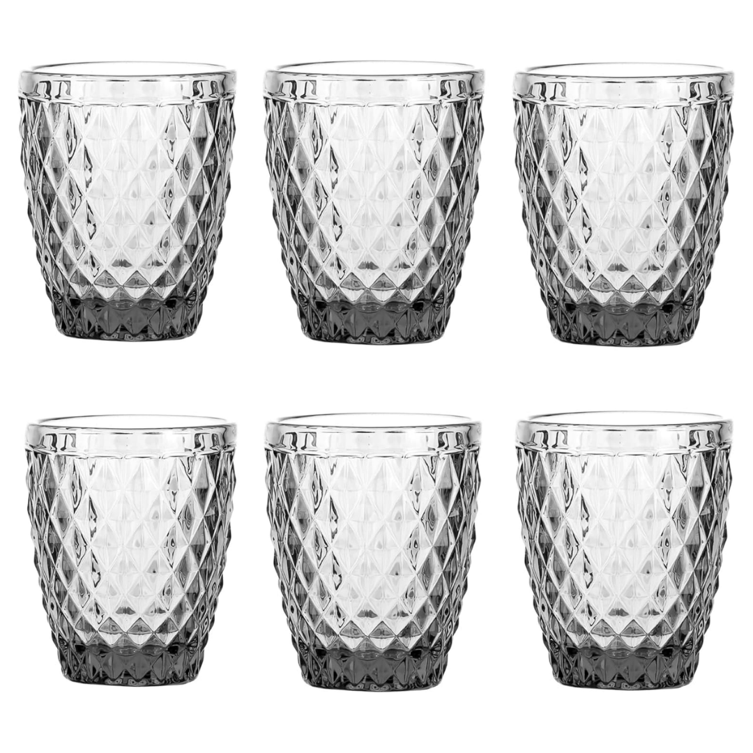 Set x6 Vasos Rombos 280ml