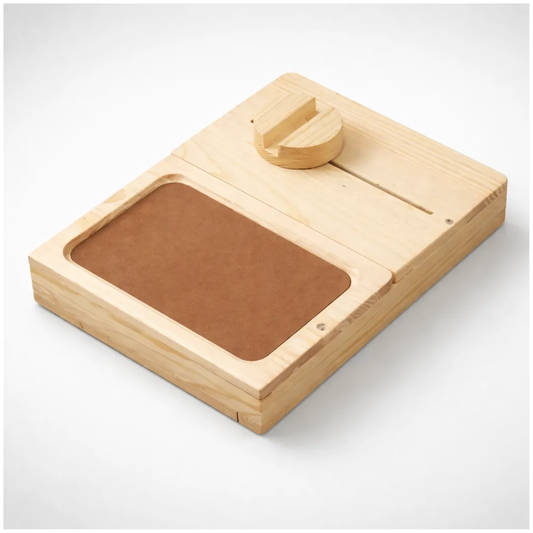 Bandeja Plegable De Madera Para Reposabrazo De Sofa