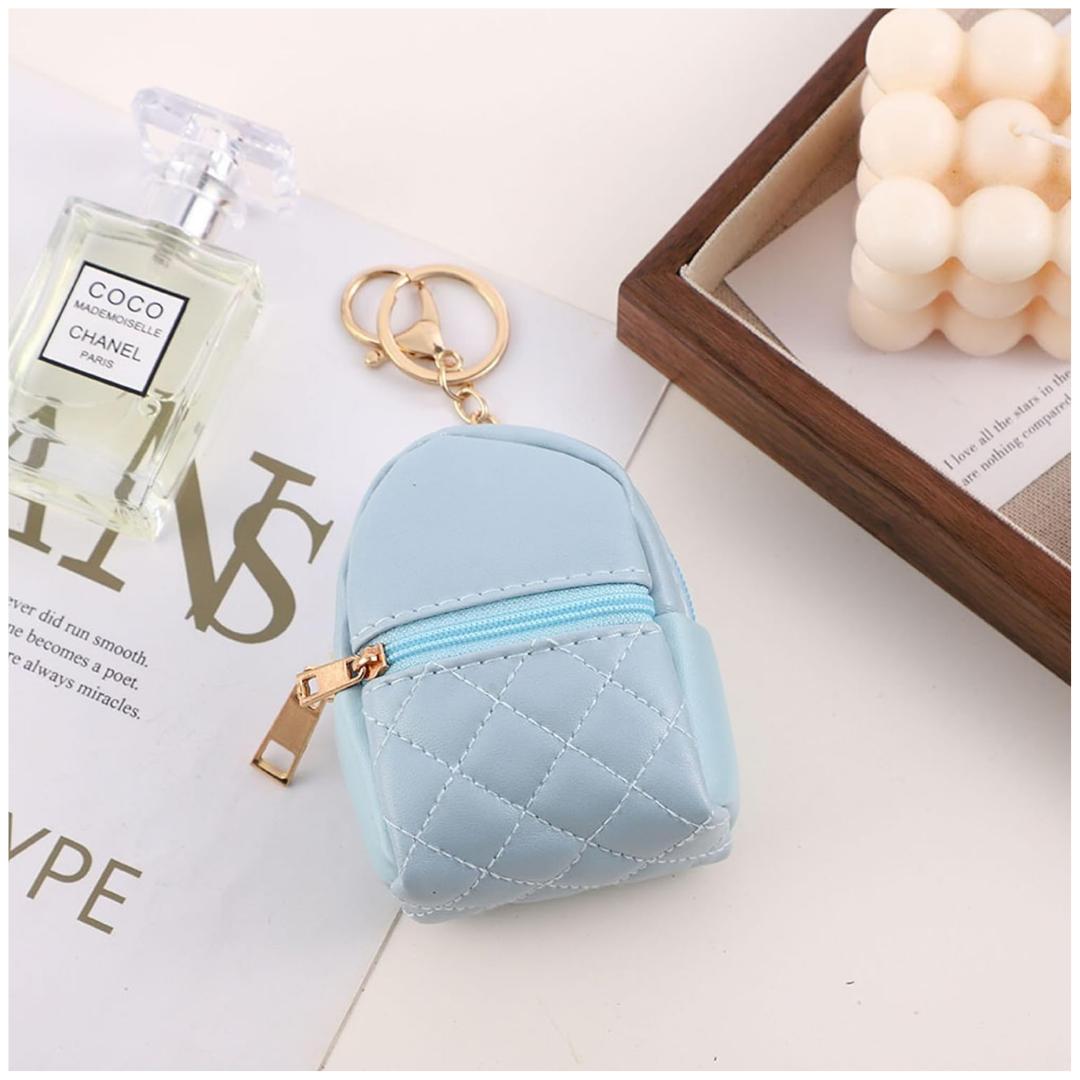 Llavero Monedero Mini Bolso PU