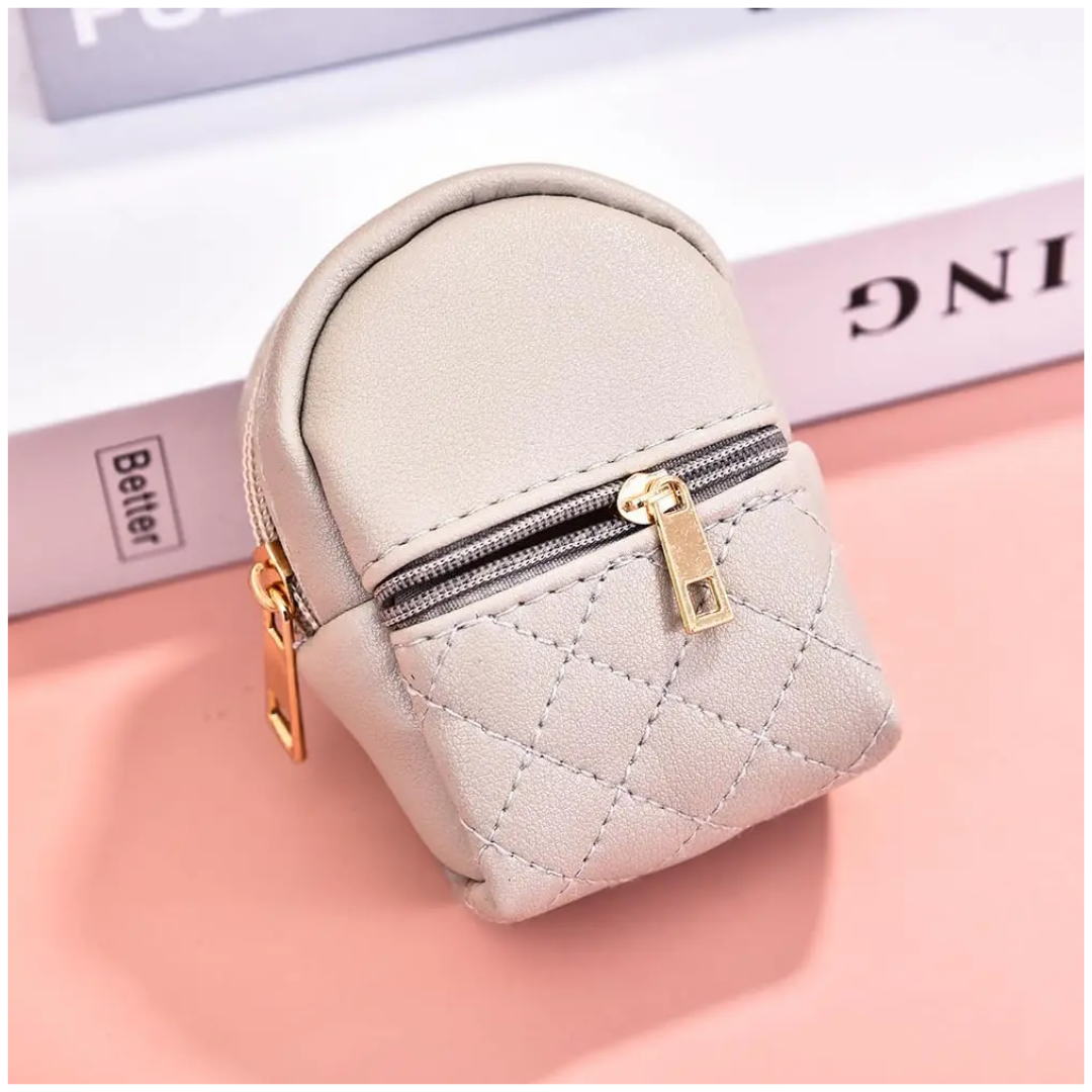 Llavero Monedero Mini Bolso PU
