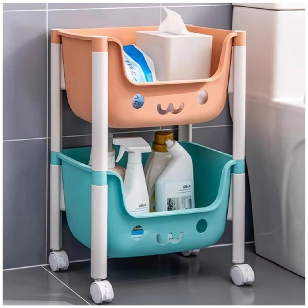 Carrito Organizador de Juguetes y Accesorios 2 Niveles
