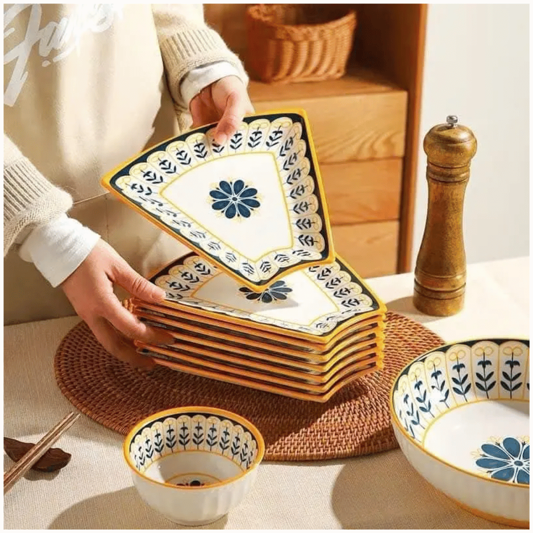 Set x9 Bandejas Platos para Piqueos Snacks y Aperitivos