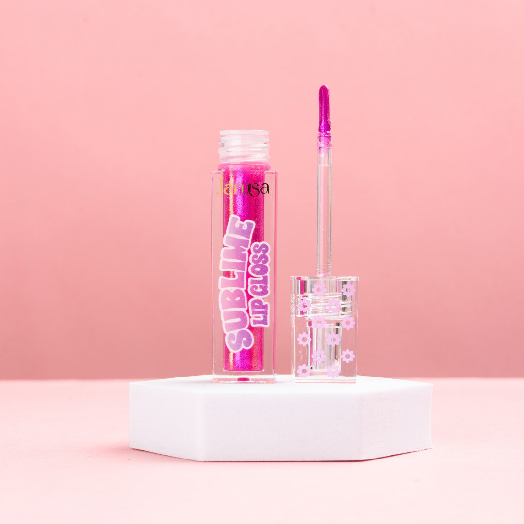 Brillo Labial Lipgloss con Destellos Jarusa