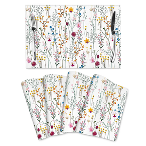 Set x4 Individuales Floral