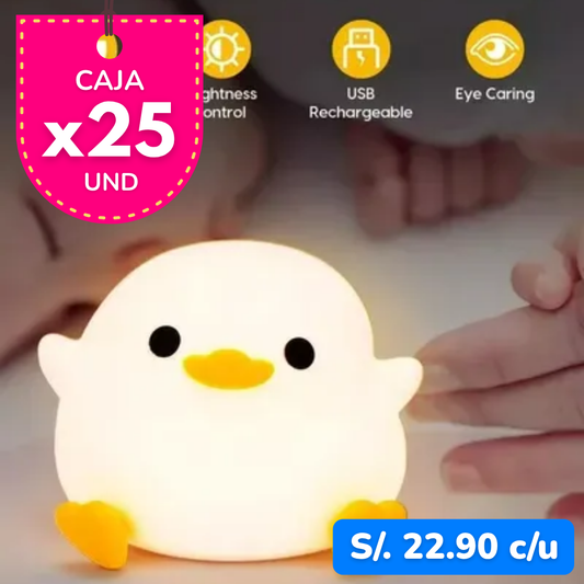 Lámpara LED Infantil Pollito x25 UND