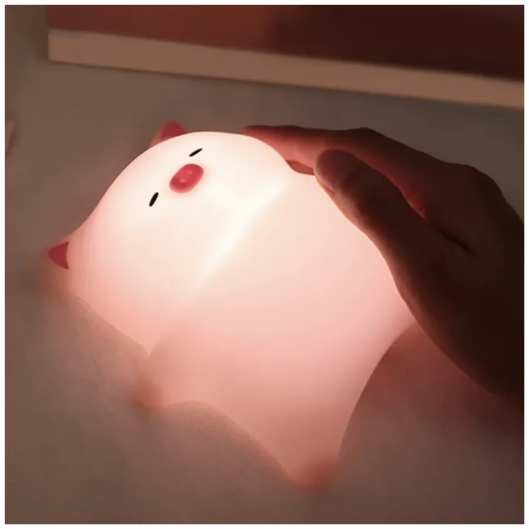 Lámpara Cerdito Kawaii