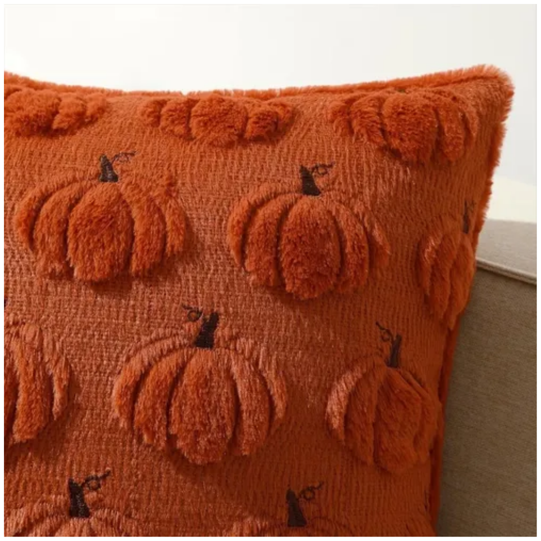 Funda de Cojín Calabazas Naranjas