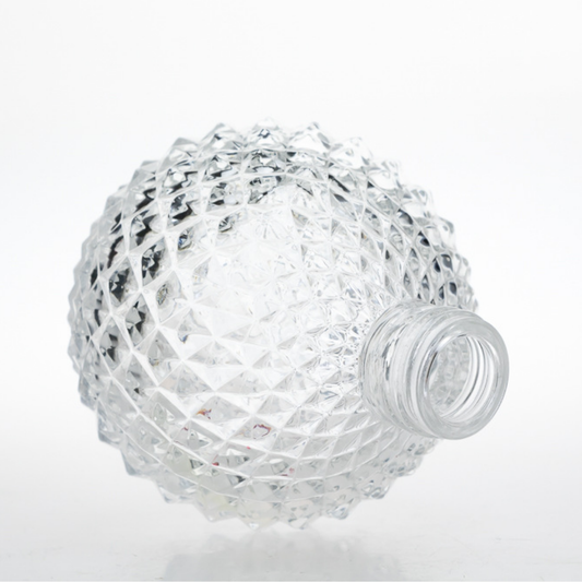 Florero de Vidrio Transparente 6.7 x 8 cm