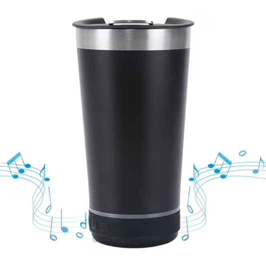 Vaso Térmico 600 ml con Parlante Bluetooth