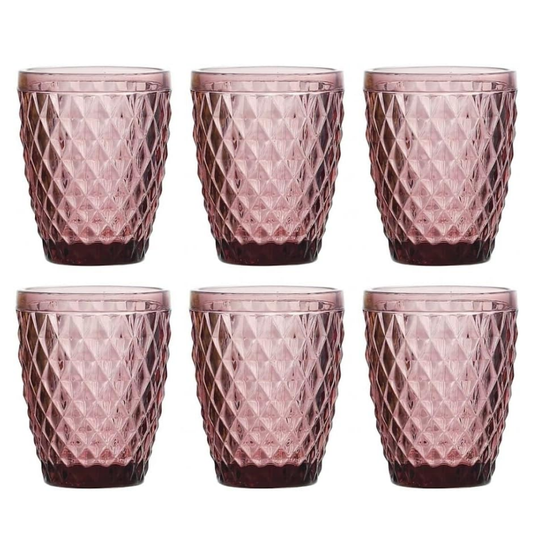 Set x6 Vasos Rombos 280ml