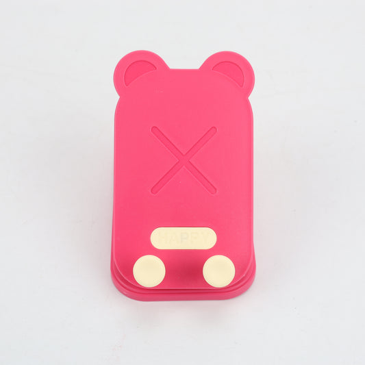SOPORTE PARA TELEFONO OSO FUCSIA