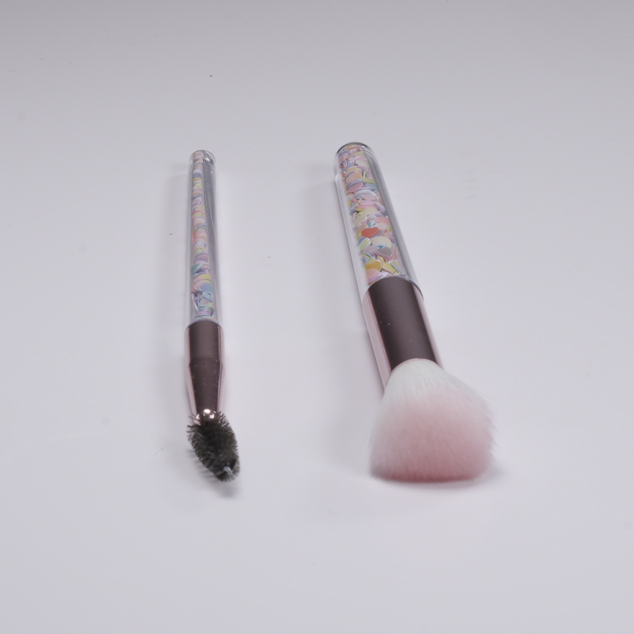 Set de Brocha y Cepillo de Maquillaje