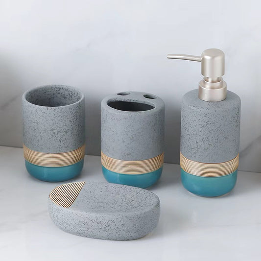 Set x4 Accesorios de Baño