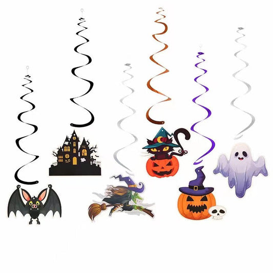 Colgante espiral de Halloween