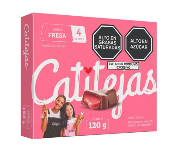 Catitejas Pack x4 - FRESA