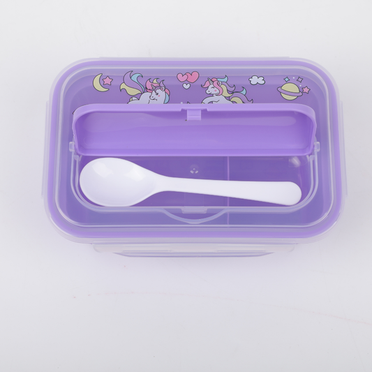 Contenedor de Alimentos para Niños + Cuchara