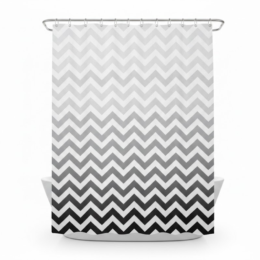 Cortina De Baño Zigzag