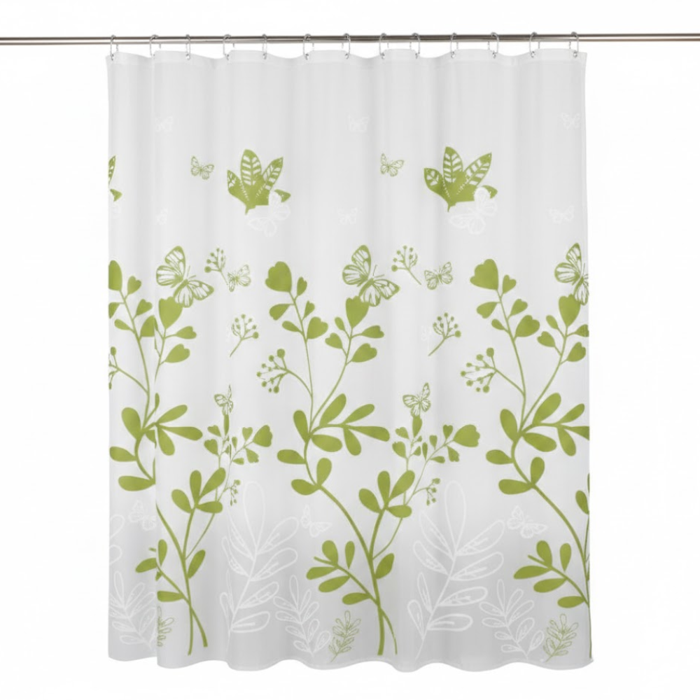 Cortina De Baño 180*180Cm Hojas