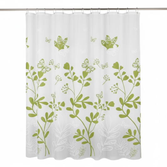 Cortina De Baño Hojas