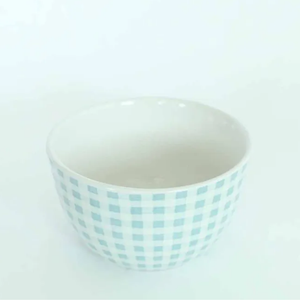 BOWL CERAMICA CUADROS