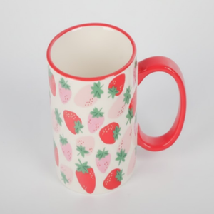 TAZA DE CERAMICA FRESA