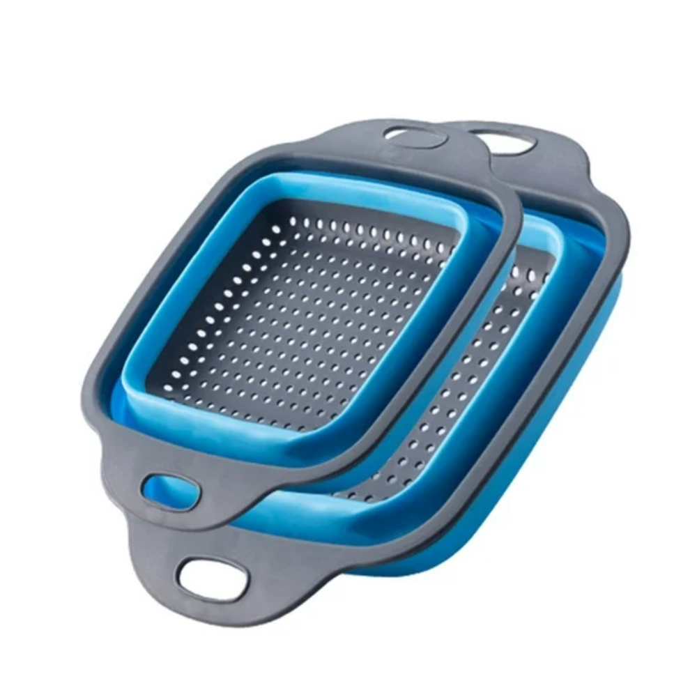 SET X 2 COLADORES PLEGABLES CUADRADO VERDE