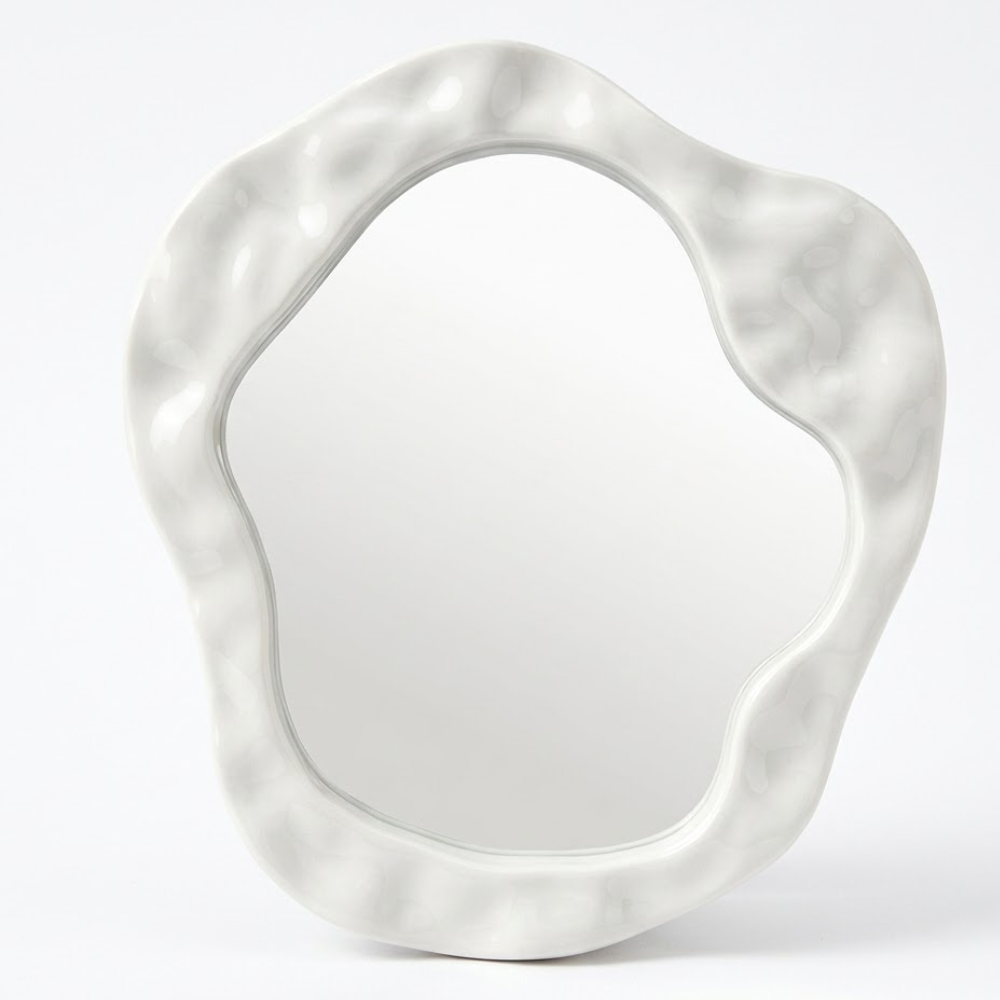 ESPEJO DE MESA SILVER MATE 22 x 21.6 cm