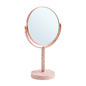 ESPEJO DE MESA ROSE GOLD 19.2*12*31.7