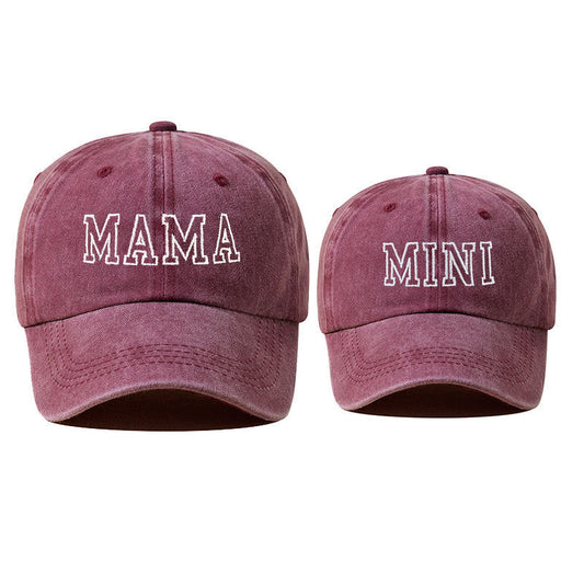 Set de Gorros Mamá y Mini Blue