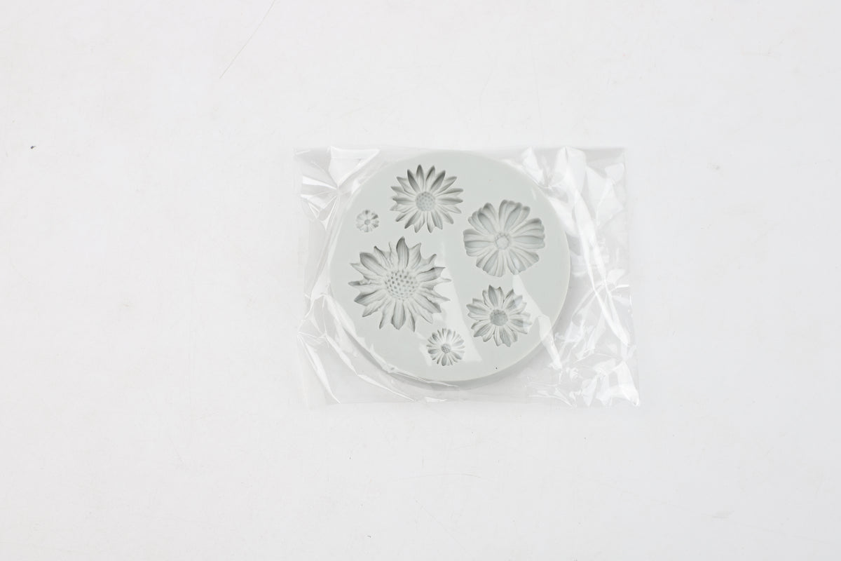 Molde de Silicona Diseño Flores