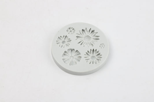 Molde de Silicona Diseño Flores