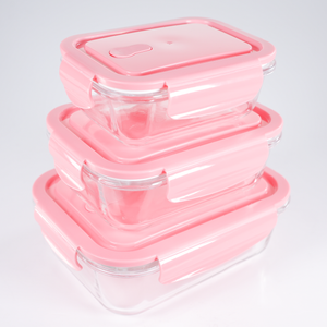 Set x3 Tapers de Comida | Rosado