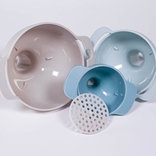 Set de 3 Embudos de Cocina | Celeste