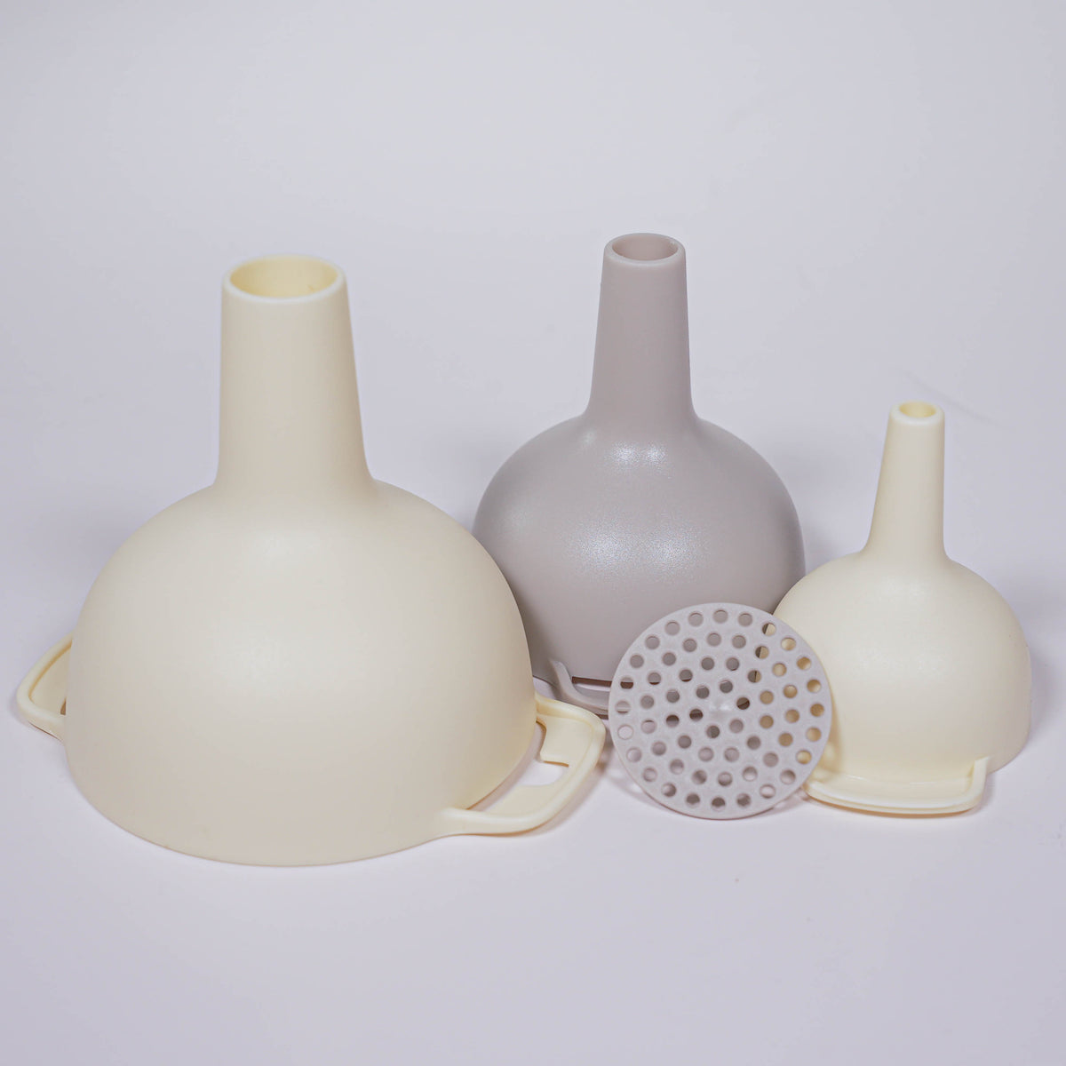 Set de 3 Embudos de Cocina | Beige