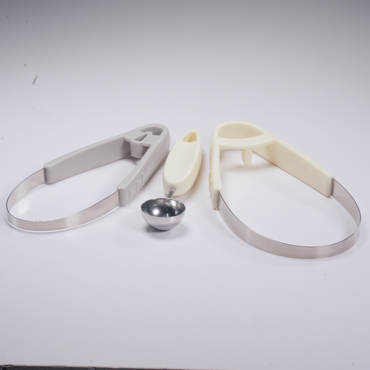 JUEGO DE 3 EXTRACTORES DE PULPA | BEIGE