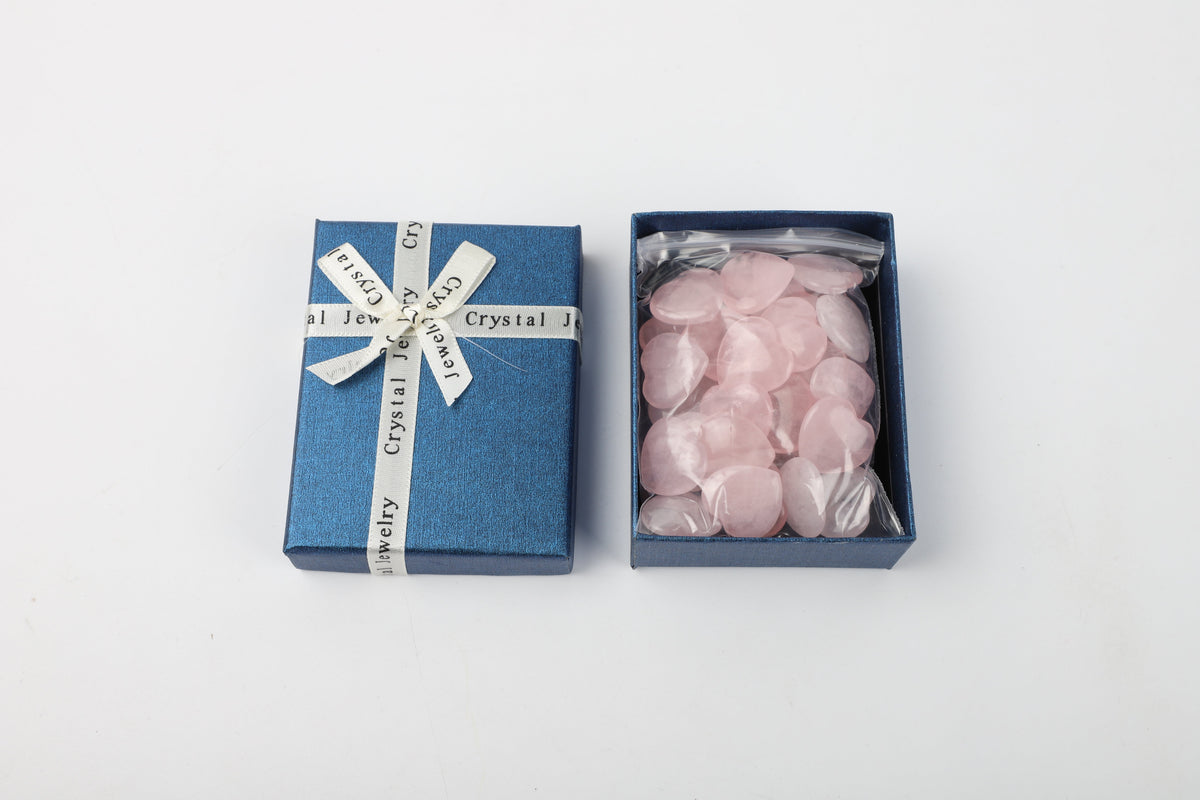Caja regalo corazones de cuarzo