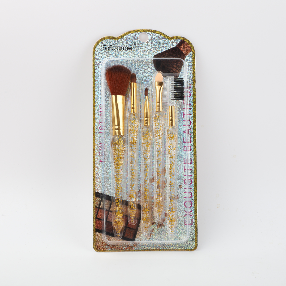 Set De 5 Brochas Powder Para Maquillaje