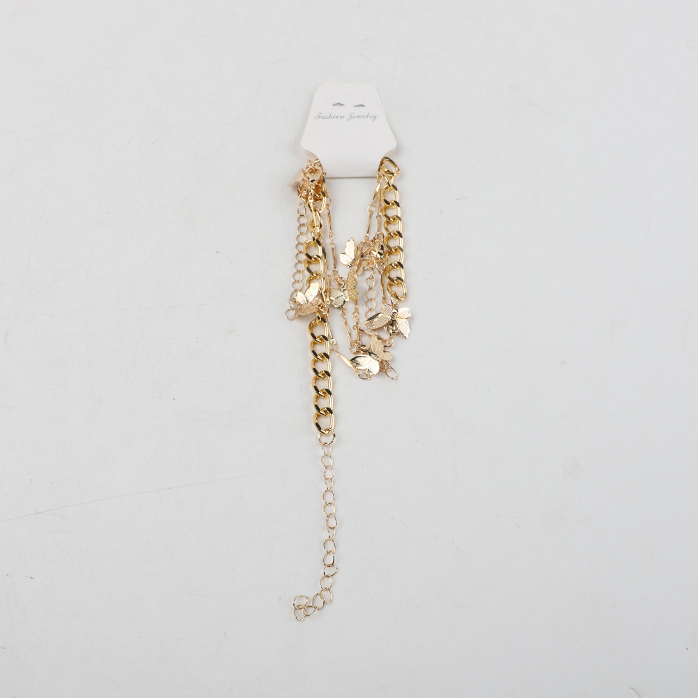 Set De 3 Tobilleras Con Dijes
