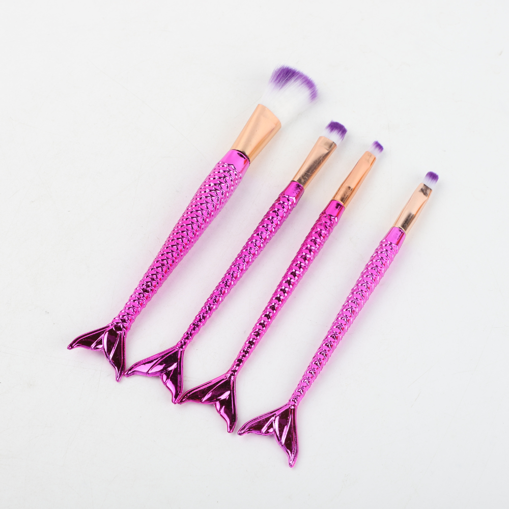 Set De 4 Brochas Para Maquillaje