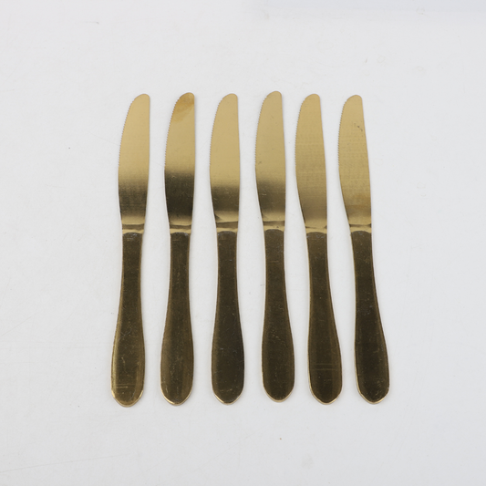 Set De 6 Cuchillos De Acero
