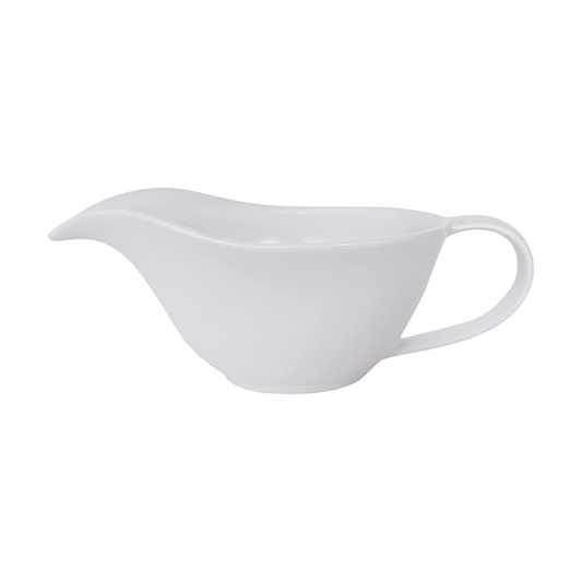 Porta salsa de ceramica blanca