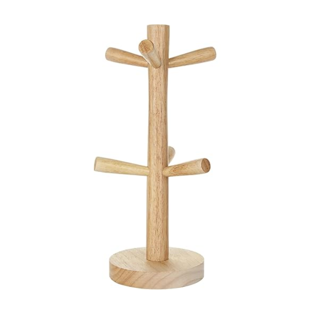 Porta tazas de madera