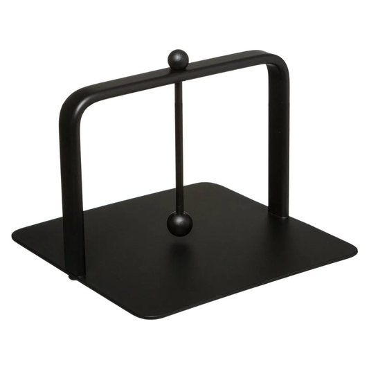 PORTA SERVILLETA DE METAL NEGRO