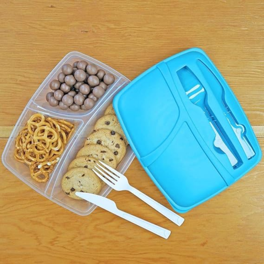 Contenedor de Alimentos + Cubiertos