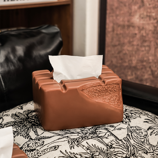 Adorno Chocolate Porta Tissue