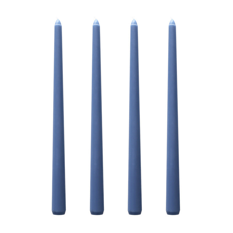 SET X 4 VELAS AZUL