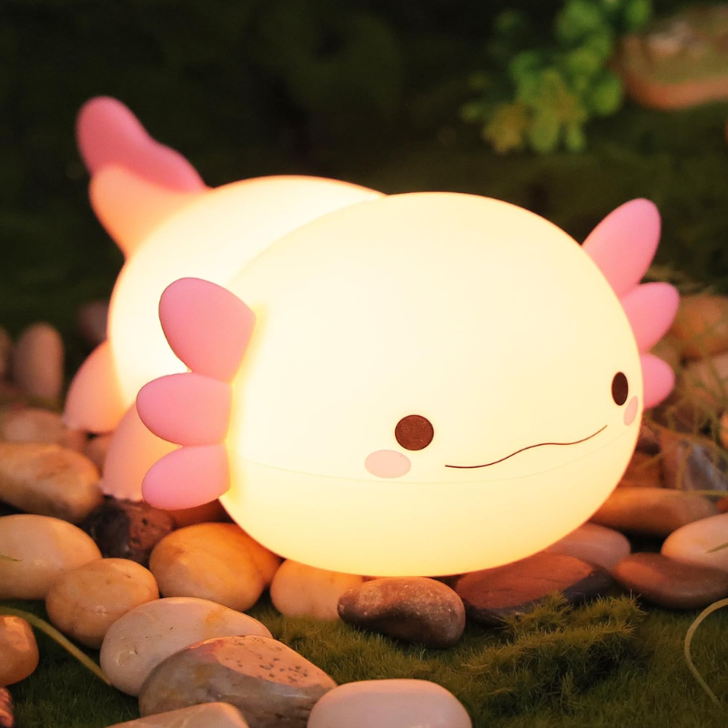 Lámpara de Mesa Ajolote Kawaii