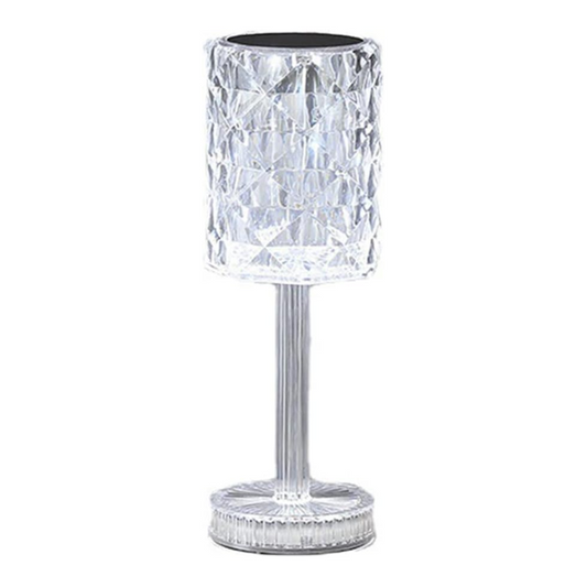 Lámpara de Mesa Portátil USB Diamante Transparente