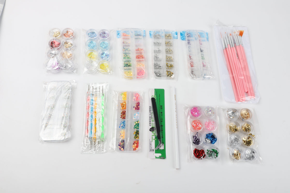Set para decoración de uñas