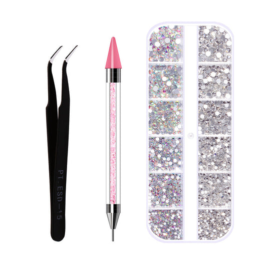 Set diamantes para decoración de uñas